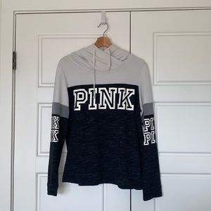 Grey and Cream PINK Hoodie